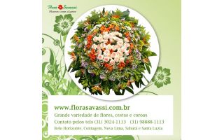 Floricultura entrega coroa de flores em Cláudio MG