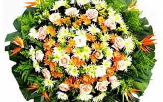 Floricultura entrega coroa de flores São Brás do Suaçuí MG 